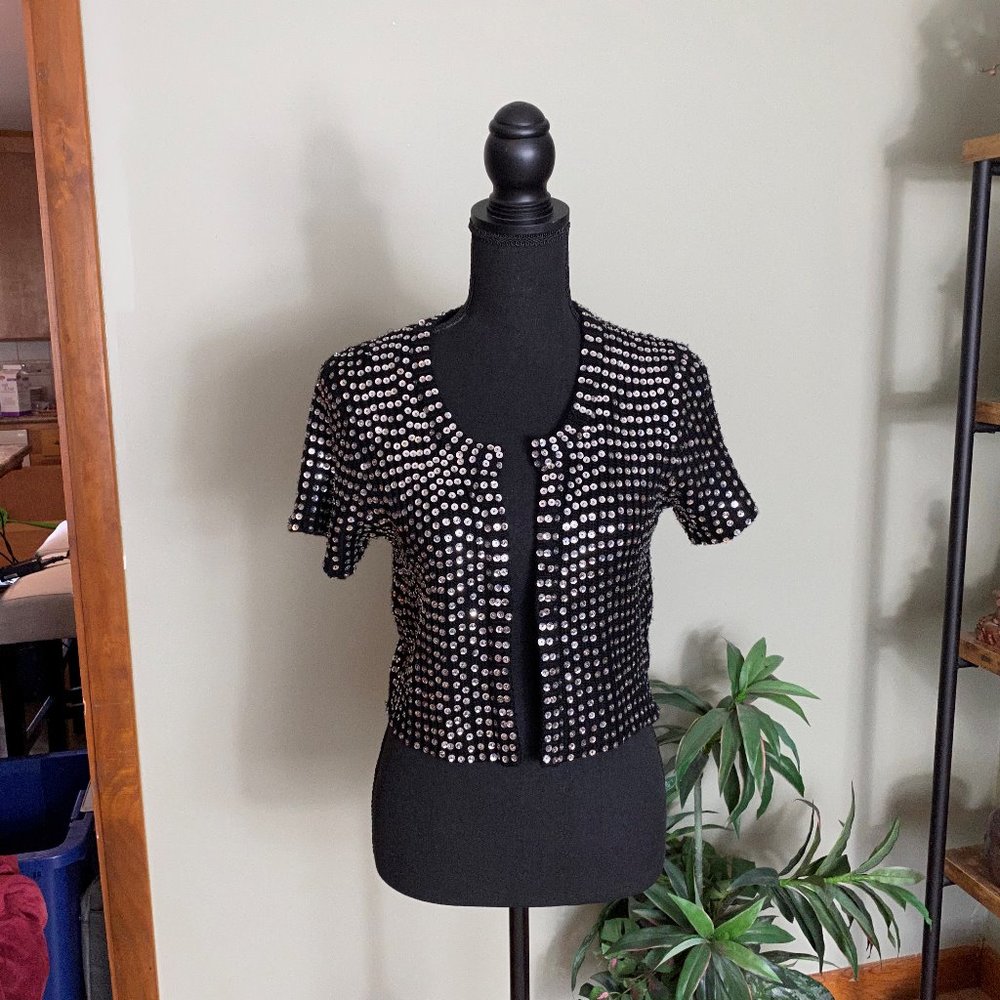 XX1 BLACK SEQUINED JACKET